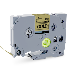 Vente <span class=keywords><strong>en</strong></span> <span class=keywords><strong>gros</strong></span> Ruban d'étiquettes laminé 12mm x 8m compatible avec <span class=keywords><strong>Brother</strong></span> <span class=keywords><strong>P</strong></span>-<span class=keywords><strong>touch</strong></span> TZe-831 TZ-831 TZ831 Cartouche d'étiquettes noir sur or - Product Image 2