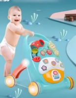 Nouveau chariot pour tout-petits infantile Fitness musique multifonctionnelle trotteur avec roue pour l'apprentissage