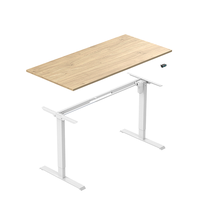 Table de bureau connectée réglable en hauteur, avec 2 colonnes de levage, pour la maison, le bureau