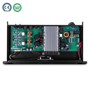 Новый хит продаж: 1U 2*2500 Вт цифровой усилитель класса D, 2-канальная стереосистема с 5-полосным параметрическим эквалайзером и голосовым управлением - Product Image 2