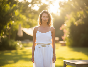 Catena da Vita in Lega d'Acciaio con Strass per Donna, Placcata in Oro, Gioiello per il Corpo alla Moda per Feste - Product Image 2