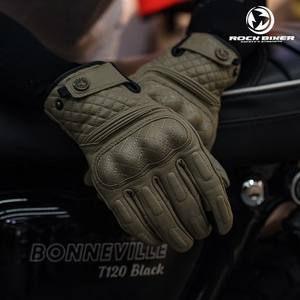 ROCKBIKER Echtleder Motorradhandschuhe im Retro-Stil für Herren und Damen – Rutschfest für Herbst & Winter - Product Image 4
