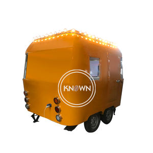 Remorque alimentaire Smile approuvée CE, chariot de vente de hot-dogs, chariot de café avec cuisine complète, camion de nourriture mobile pour crème glacée - Product Image 4