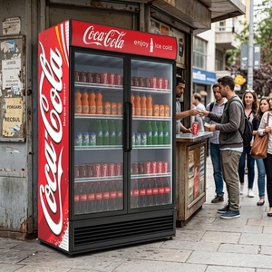 Enfriador de Aire Comercial para Supermercados, 4 Puertas, Control Digital, para Bebidas (Pepsi, Otras Bebidas), Refrigerador Exhibidor para Heladerías - Product Image 6