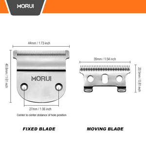 ทริมเมอร์อุปกรณ์เสริมใบมีดสำหรับ<span class=keywords><strong>ปั</strong></span><span class=keywords><strong>ต</strong></span><span class=keywords><strong>ต</strong></span>าเลี่ยนตัดผมและปัต<span class=keywords><strong>ต</strong></span>าเลี่ยนไฟฟ้าเปลี่ยนสแตนเลสสีเงิน - Product Image 3