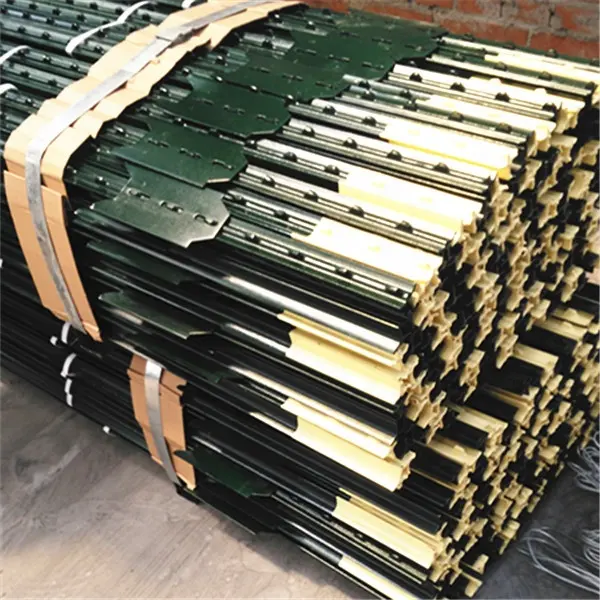 Metal t-mesajları kullanılan Pvc kaplı çit, trellis & Gates çelik isıl İşlemli basınçlı ahşap tip siyah veya boyalı yeşil