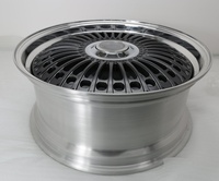 Neue Geruida Mattschwarz Polierte Mesh-Design Geschmiedete 6061 T6 Aluminiumlegierung Räder 12000T Gepresst TÜV JWL S4-00037 18-24 Maßanfertigung