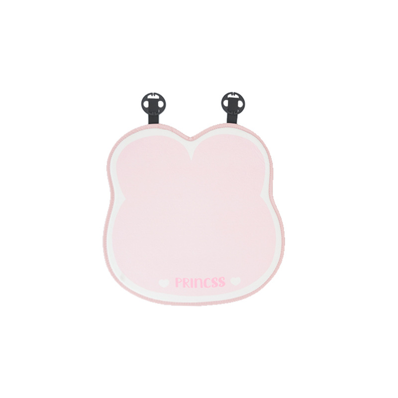 Plush bunny seat cushion for front row