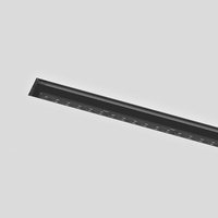 Lumière linéaire encastrée LED sans cadre 14W DC24V, IP67 étanche, dimmable, garantie 5 ans, aluminium, jardin, extérieur, décorative