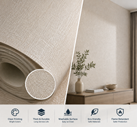 Wallpaper Bunga Kecil Modern untuk Latar Belakang Ruang Tamu PVC Tahan Air Perekat Diri Tempel dan Lepas Dekorasi Dinding Rumah Berbunga