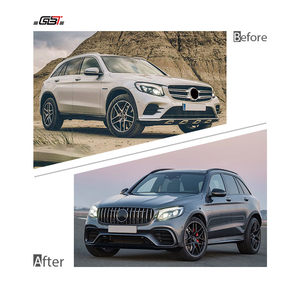 GBT lifting <span class=keywords><strong>Mercedes</strong></span> <span class=keywords><strong>GLC</strong></span> 63 accessori Kit corpo di conversione per 2015 2019 <span class=keywords><strong>Mercedes</strong></span> Benz <span class=keywords><strong>GLC</strong></span> X253 Upgrade parti lifting - Product Image 3