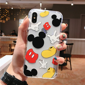 Convient pour iphone12 téléphone portable pour iPhone12Pro/12mini Mickey Souris anti-goutte silicone housse de protection - Product Image 6