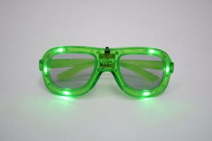 Gafas de Plástico con Luces LED RGB, Precio de Fábrica, 1 Par, Juguetes Luminosos para Fiestas, Regalo de Año Nuevo y Regreso a Clases, Eventos Festivos - Product Image 3