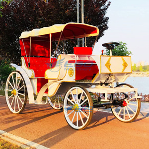 Carruaje Eléctrico para Paseos Turísticos, Vehículo con Caballos, Carruaje Victoria, Carruaje Real Eléctrico para Exteriores - Product Image 2