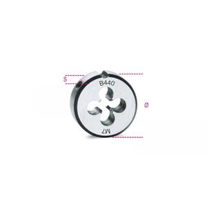 BETA - 004400009 Troqueles redondos rosca métrica de paso grueso hecha de acero cromado (paquete múltiple) ACCESORIOS DE HERRAMIENTAS ELÉCTRICAS - Product Image 1