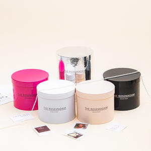 Orit vente en gros fête des mères boîte-cadeau de fleurs rondes, carton en forme de cylindre pour l'expédition et les cadeaux - Product Image 3