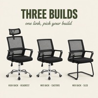 Chaise de bureau en maille à montage rapide et facile, 12 minutes, cinq boulons, pour l'aménagement en masse des bureaux, écoles et dortoirs