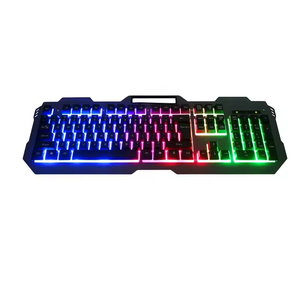 New Desktop Computer PC <b>Wired</b> Gaming Full Size Metal LED Backlight <b>Keyboard</b> USB Waterproof - Product Image 6