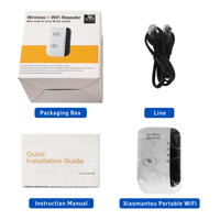 Repetidor Wifi Inalámbrico para Interiores, Enchufe EU/US, Amplificador de Señal de Red de 300mbps, Router
