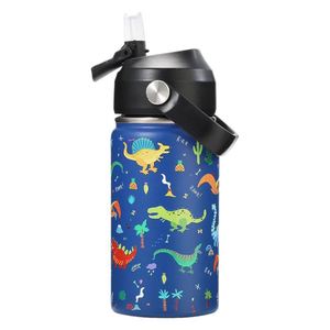 New Style 304 Stainless Steel Small Capacity Vacuum Handle Kids <b>Straw</b> Insulated <b>Cup</b> Outdoor Sports Water Bottle - Product Image 5