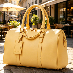 Bolso Boston de Moda para Mujer, Bolso de Mano de Cuero PU con Asa Superior, Bolso Tote de Gran Capacidad para Viaje, Bolso de Hombro Elegante - Product Image 3