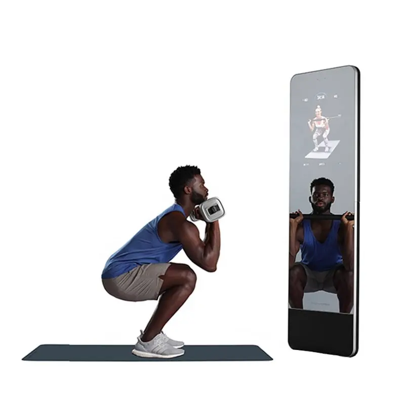 Metafit Workout Muur Fitness Spiegels Licht Smart Magic Spiegel Lcd Camera Android Smart Spiegel Groot