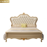 Lit Queen Size Cadre de lit de luxe Lit Cama Yatak Letto Letti Bedden Meubles de chambre à coucher Sommier Casal Set Madera Muebles