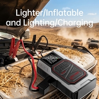 Tire Inflator and Jump Starter Multifunctional Car Jump Starter with air Compressor