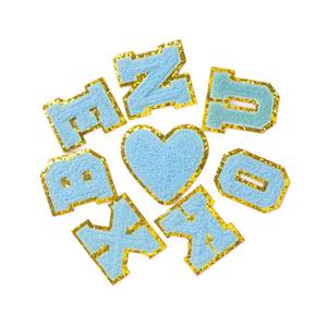 カスタムパッチ衣料品刺繍パッチ工場シェニールパッチとファッショナブルな文字 - Product Image 4