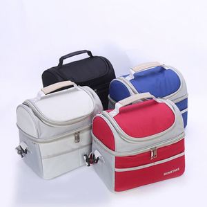 Latest 600D Insulated Cooler Bag Waterproof Geometric Design Food Storage Free Samples Available for Bulk Wholesale - Product Image 1