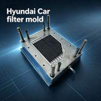 Système d'éjection de moule par injection pour filtre à air haute performance pour Hyundai 28113-B1000, fabrication de pièces en plastique pour filtres automobiles