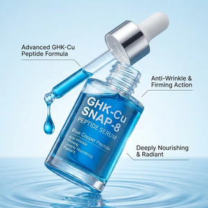 Siero Viso Anti-Età Riparatore Rughe con Complesso Multi-Peptidico GHK-Cu al Rame e <span class=keywords><strong>Acido</strong></span> Ialuronico a Marchio Privato - Product Image 2