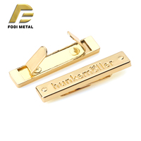 Etiquetas de Metal Personalizadas B6091 para Ropa, Diseño de Etiquetas de Marca Cosidas, Etiquetas Metálicas para Prendas, Accesorios