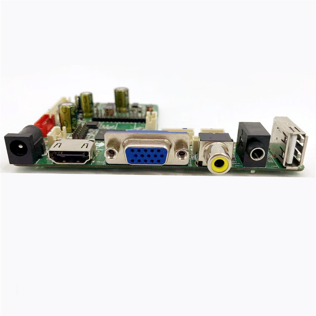 New Universal LCD Controller Board Resolution TV Motherboard VGA/H-DMI/AV/TV/USB/AUDIO Interface Driver Board