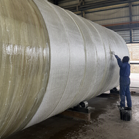 Tissu en fibre de verre tissé pour réservoirs et tuyaux, rouleau de tissu E-Glass haute résistance à la traction, résistant à la chaleur, pour enroulement FRP