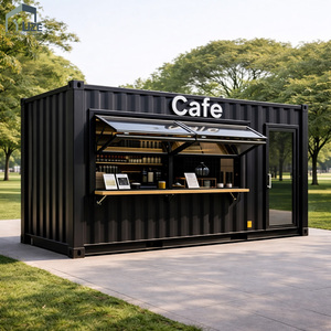 Café modulaire en conteneur maritime préfabriqué de 20 pieds ou 40 pieds au design moderne à vendre - Product Image 1