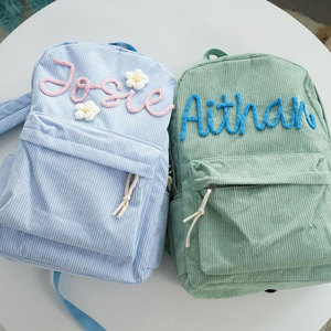 Zaino Personalizzato con Stampa su Richiesta, Regalo Personalizzato, Zaino da Viaggio Ricamato a Mano per Ragazze, Borsa Scolastica per Bambini - Product Image 4