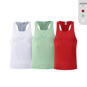 เสื้อกล้ามวิ่ง<span class=keywords><strong>มาราธอน</strong></span>ผู้ชาย น้ำหนักเบา โพลีเอสเตอร์ 100% เสื้อกล้ามแห้งเร็ว เสื้อกีฬาฟิตเนส - Product Image 3