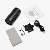 Monoculaire thermique portable 256x192, objectif 9,7 mm, 50 Hz, portée de détection 500 m, écran 1,66 pouces, étanche IP66, tactique, chasse, extérieur