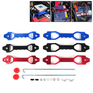 Support de montage de batterie de voiture, style long et court, en alliage d'aluminium, kit de réparation et de remplacement 12V - Product Image 5
