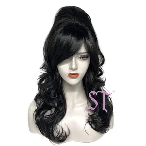 Dropshipping Suppliers Factory Wholesale Cosplay Vintage Wig Venti Fantasy Princess Super Long Wigs Drag Queen Beehive Cheap Wig