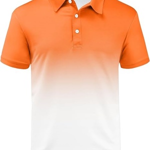 Camiseta Deportiva de Tenis para Hombre, Manga Corta, Absorbente de Humedad, para Golf, con Cuello, Tejido de Punto con Spandex/Poliéster, 180g - Product Image 4