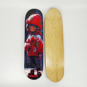 Tabla de <span class=keywords><strong>Skate</strong></span> Personalizada con Impresión, MOQ Bajo, en <span class=keywords><strong>7.75</strong></span>, 8, 8.25, 8.5 Pulgadas, Tabla de Madera de Arce Canadiense de 7 Capas para Skateboard - Product Image 2