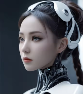Robot de Servicio Asistente Personal Electrónico Inteligente con Cabeza y Mandíbula Móviles de Silicona Real, Control por APP, Impermeable IP68, Interactivo - Product Image 5