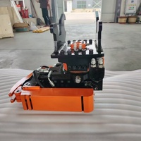 Attache rapide rotative à 360 degrés GJEM avec grappin, coupleur hydraulique rapide pour excavatrice