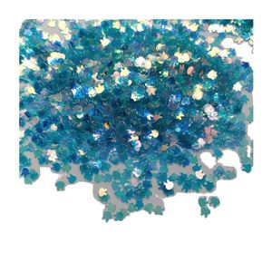 Paillettes en plastique de 5 mm en forme de marguerite, creuses et colorées, pour la décoration des ongles et les loisirs créatifs DIY - Product Image 1