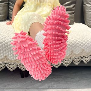 Serpillère YiMing en microfibre chenille écologique pour cuisine, avec couvre-chaussures, épaisse, à lacets, pour nettoyage de sols, détachable et lavable - Product Image 4