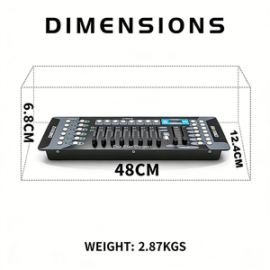 Controlador de Iluminación de Escenario para Bodas y Discotecas de Alta Calidad, <span class=keywords><strong>192</strong></span> DMX 512, Controlador DMX <span class=keywords><strong>192</strong></span> - Product Image 3