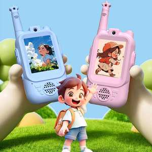 Walkie-Talkie Video Anak Baru 2-Arah Jangkauan Jauh Efek Suara Keren untuk Usia <span class=keywords><strong>3</strong></span> hingga 12 Tahun untuk Hadiah Natal Ulang Tahun Aktivitas Luar Ruangan - Product Image 6