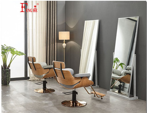 Chaise de barbier noire, chaises de barbier pour hommes, chaise de barbier professionnelle - Product Image 6